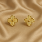 Clover Earrings Gold
