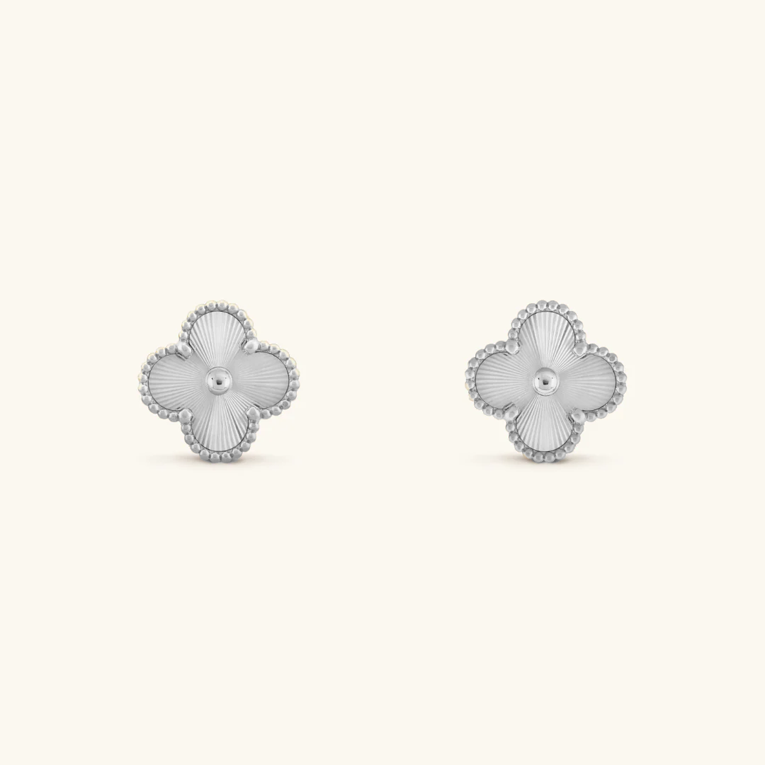 Clover Earrings Gold
