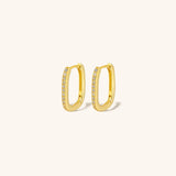 Melissa Oval Hoop Earrings